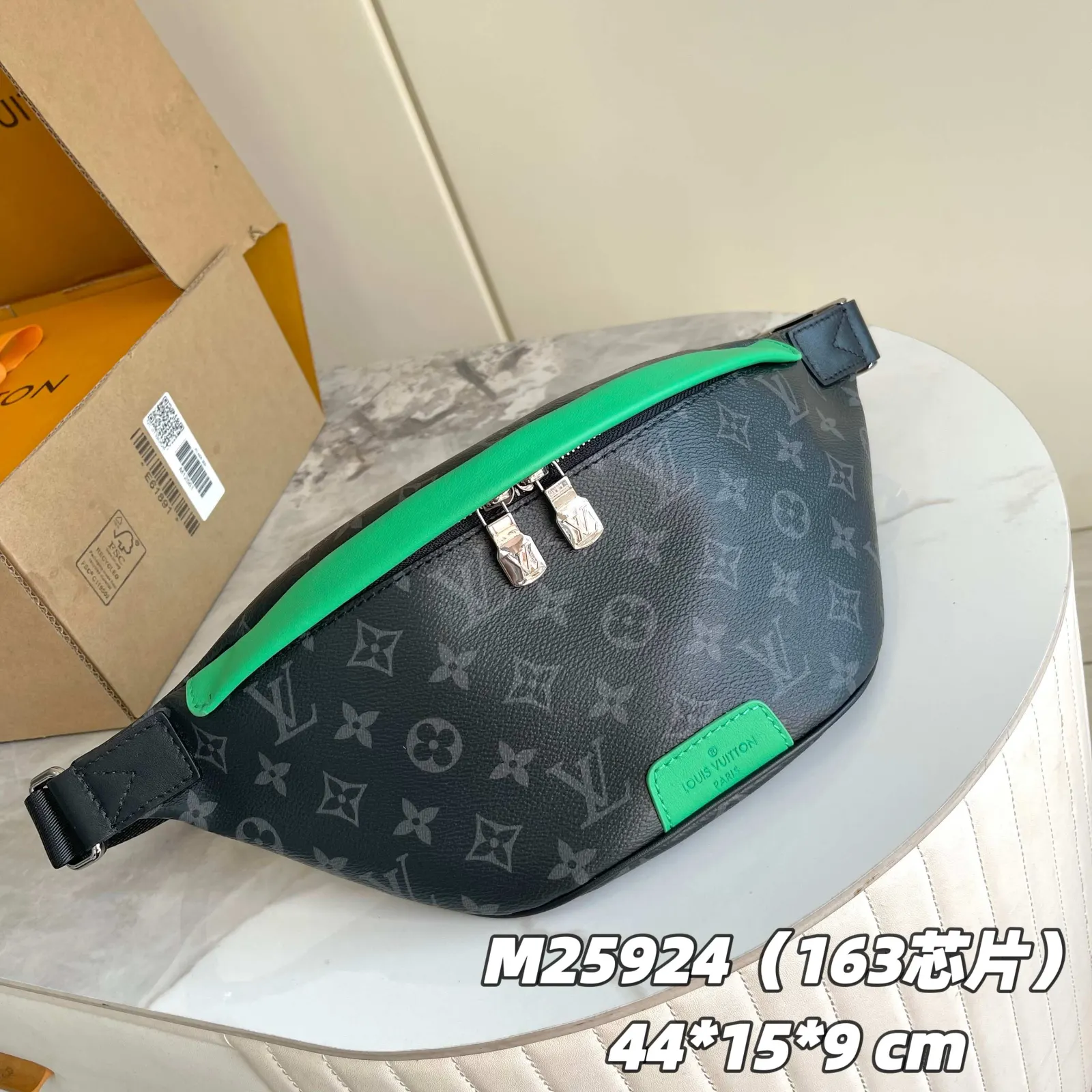 綠色 帆布 腰包 休閒腰包款