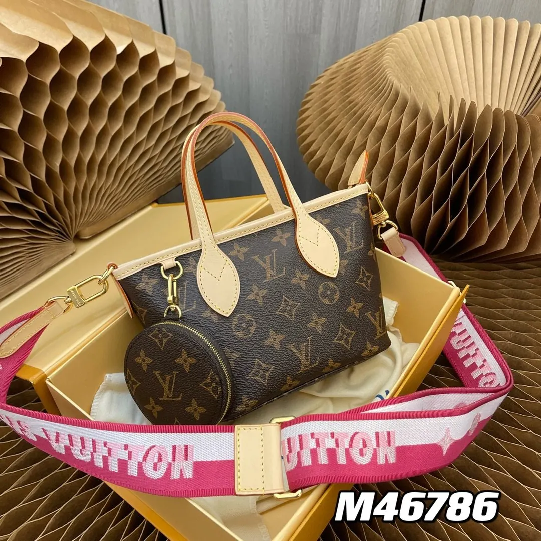 Neverfull 杏色 牛皮 手拿包 精致手拿款