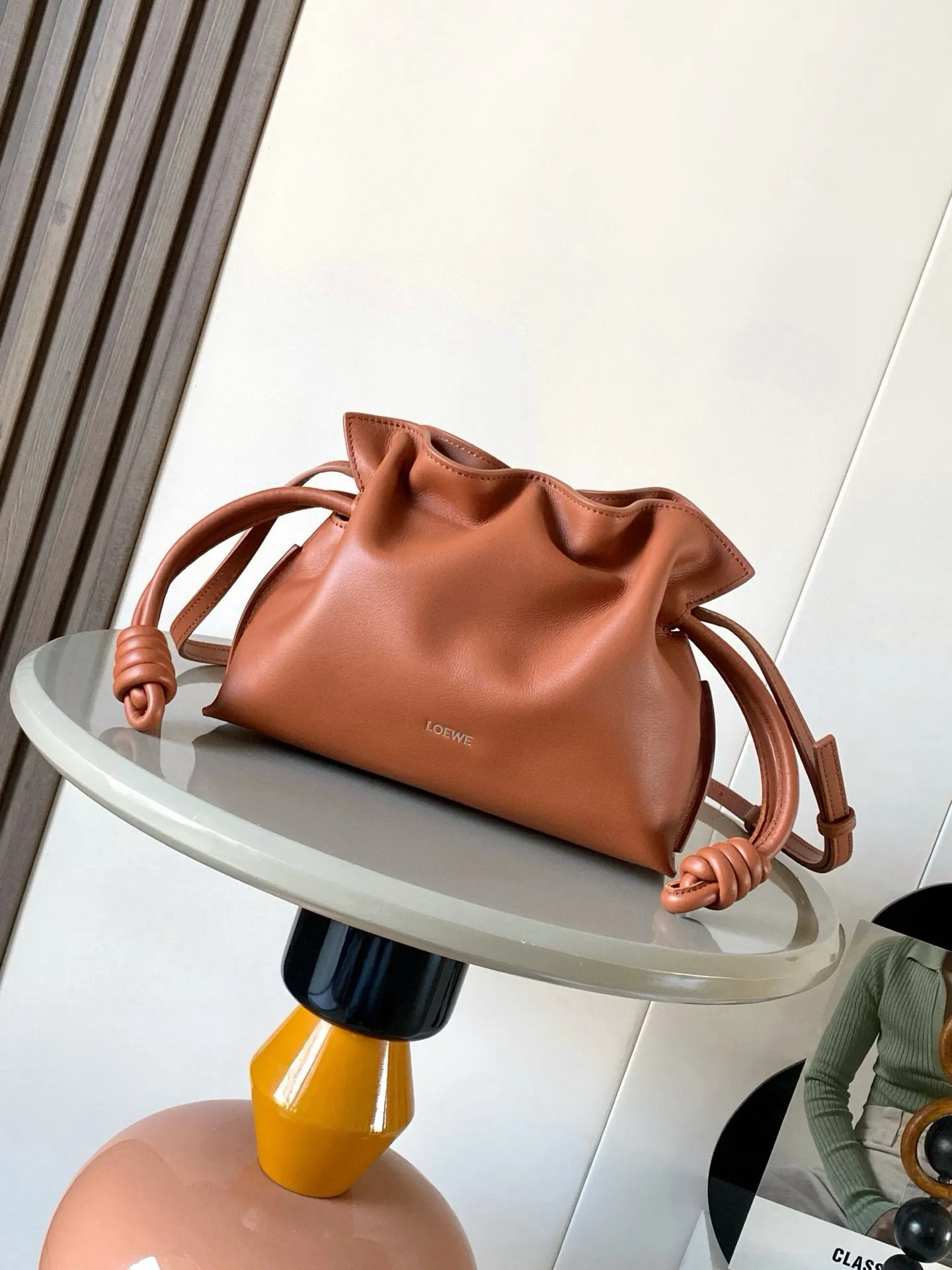 Loewe 棕色 小牛皮 托特包 大容量托特款