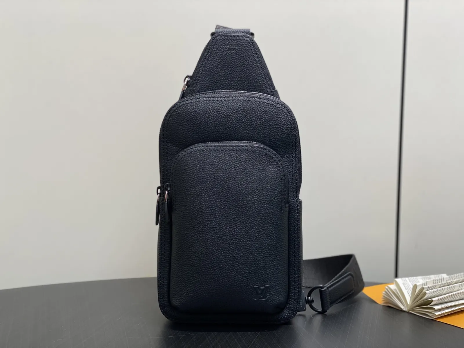 黑色 帆布 精品 黑色 全皮单肩包胸包 本款 Ave 腰包 