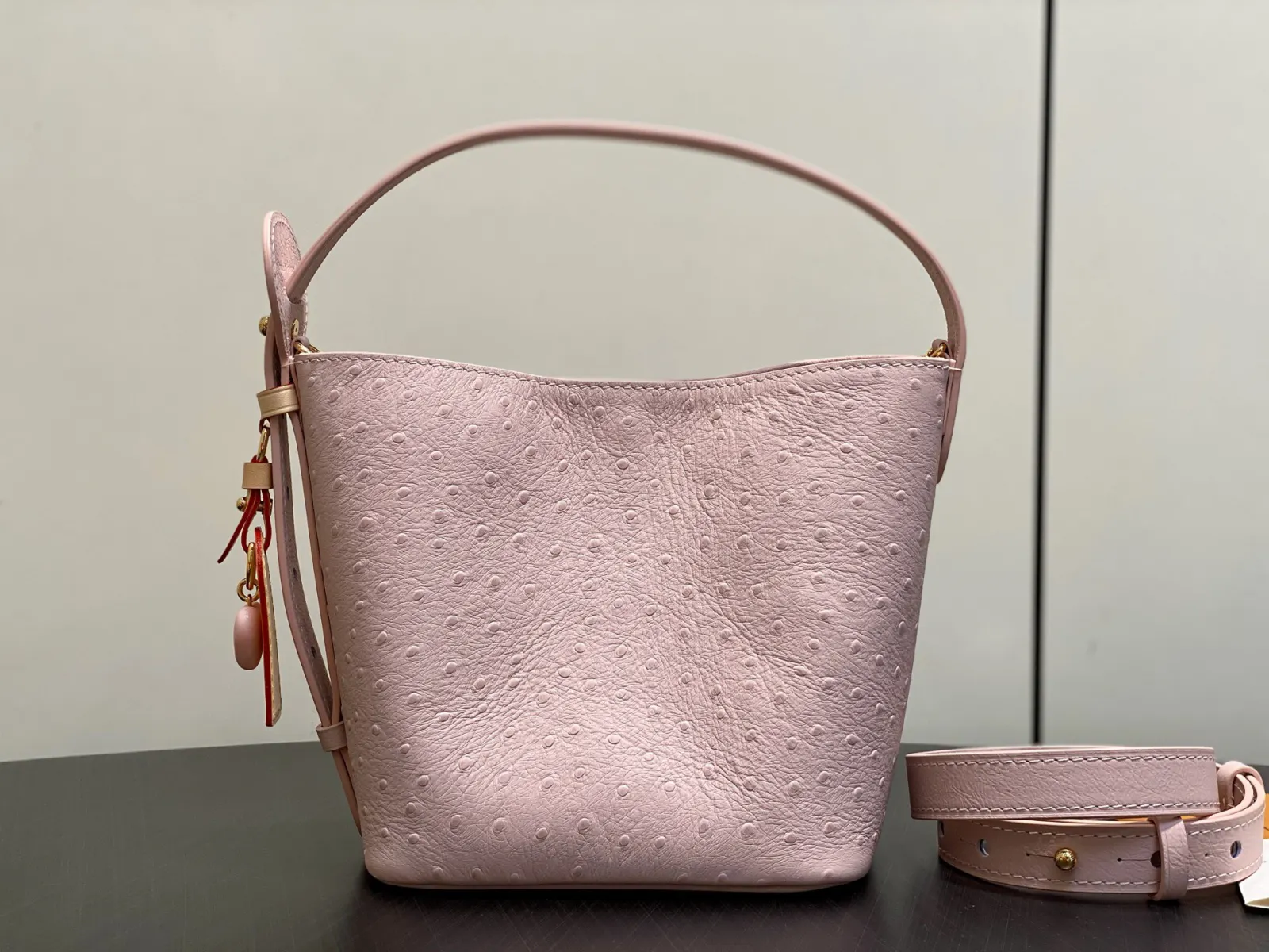 Pink Bucket Bag Casual Canvas