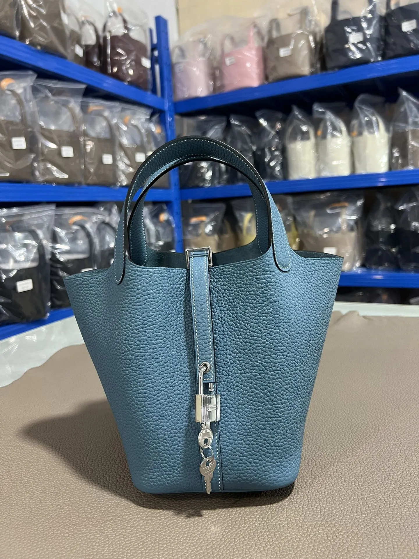 Hermes Picotin 牛仔蓝 水桶包 精選款