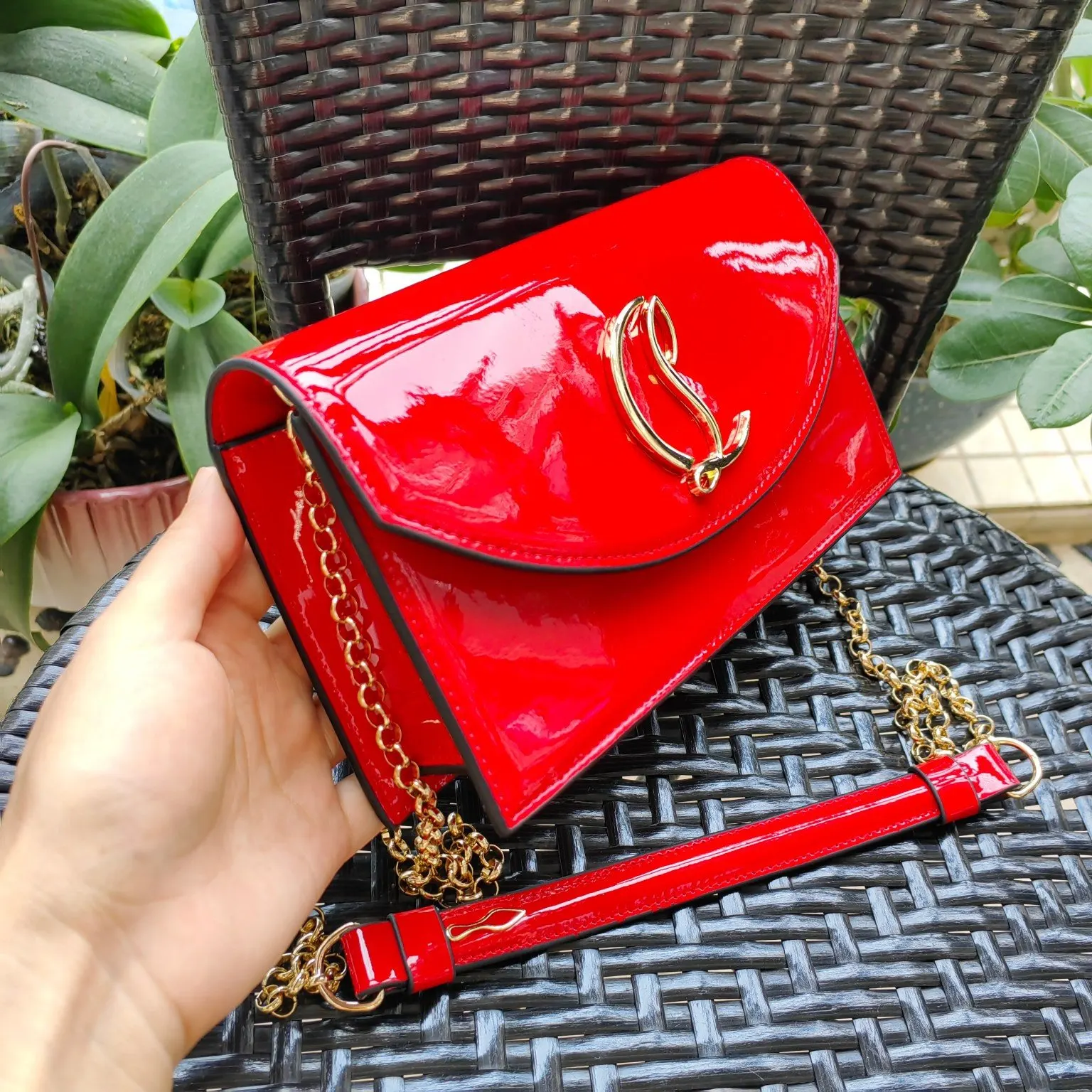 Red Chain Bag