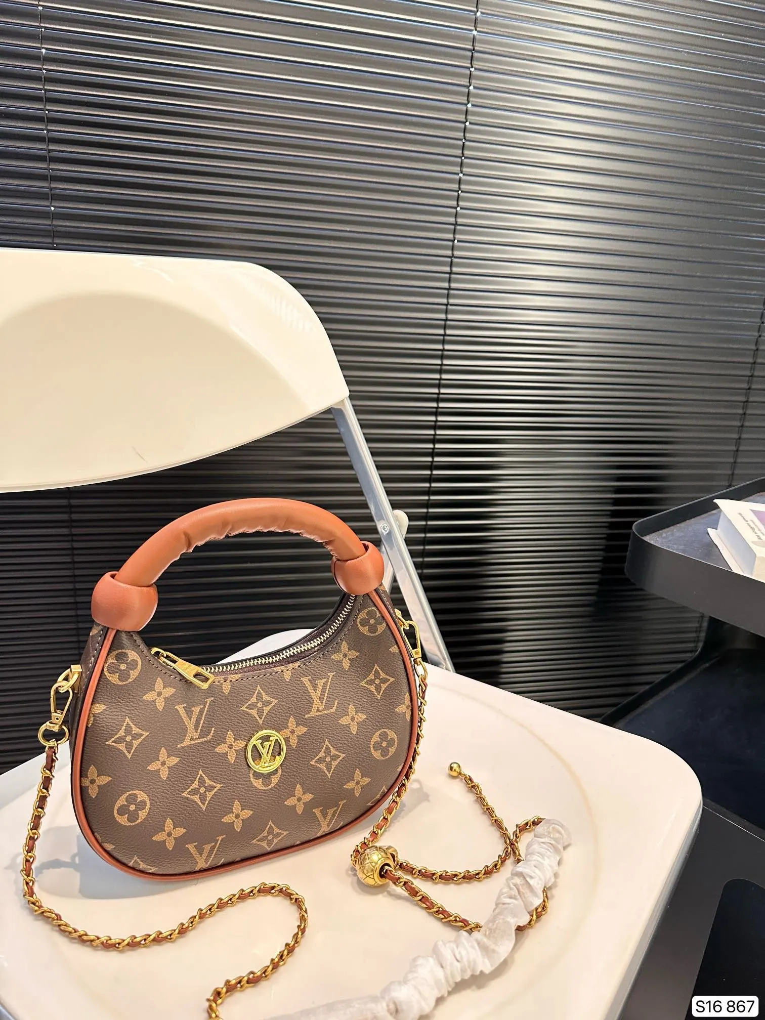 中古月牙包 链条包 精致链条款