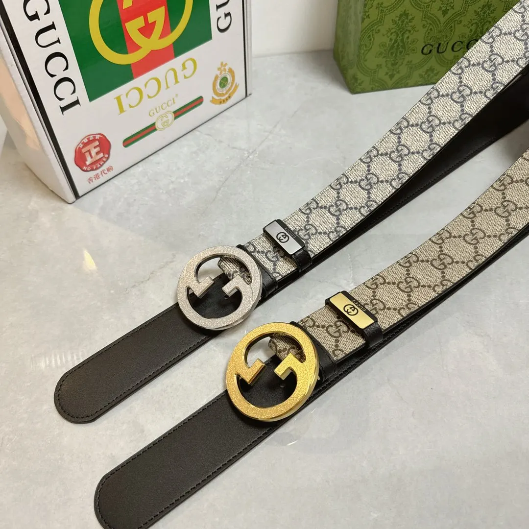 Gucci Double G Buckle Cowhide Belt