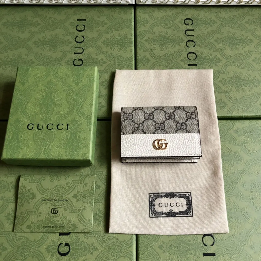 Gucci Marmont 絎縫皮革鏈條包 單肩斜挎款