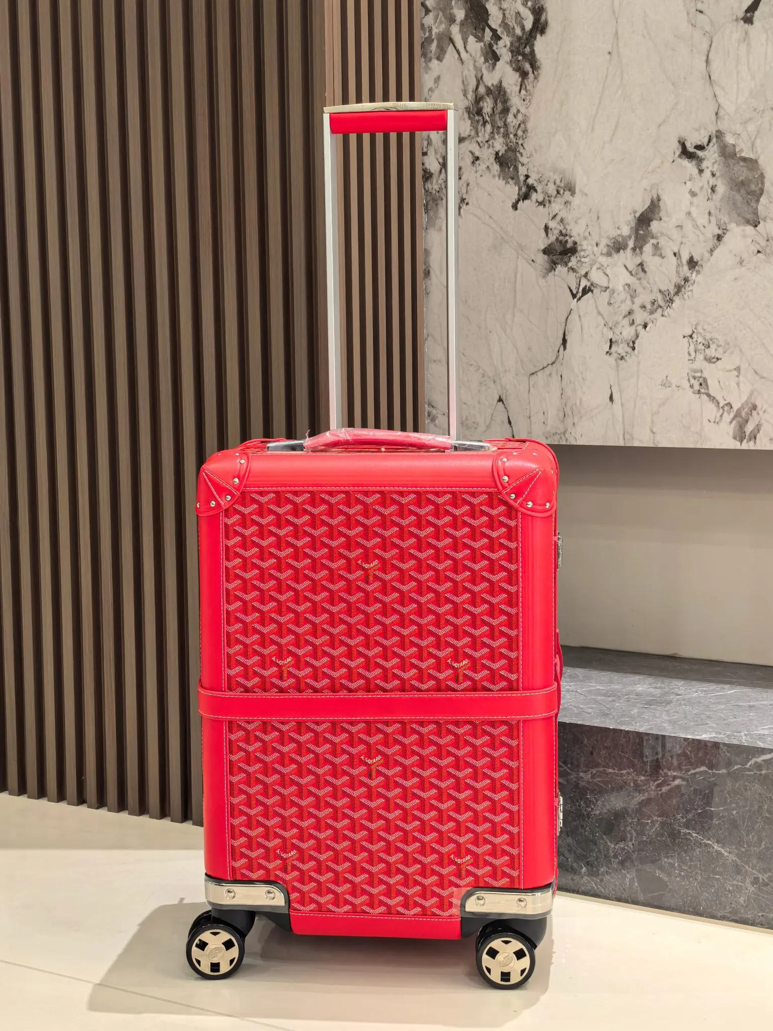 Goyard 戈雅 寸登机箱 全手工精心打造 行李箱 旅行拉杆款 輕便出行款