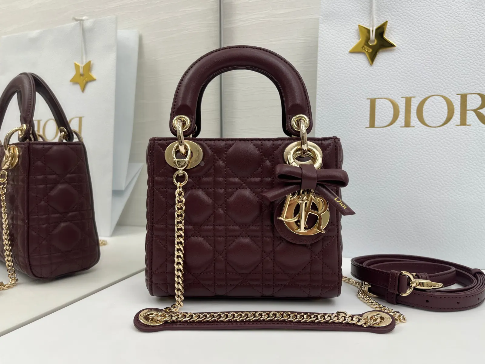 Dior Lady Dior 鏈條包 手提斜挎款