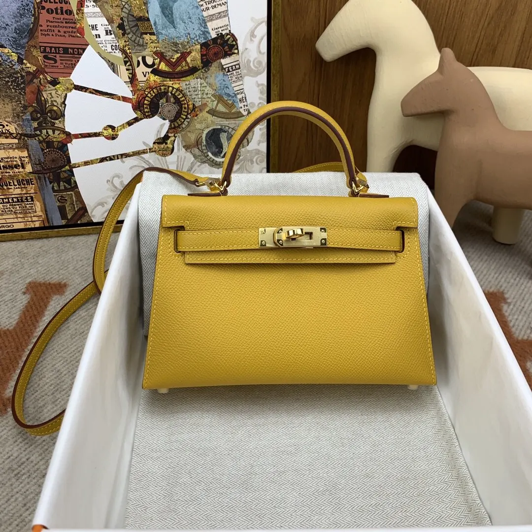 Hermes Constance Epsom掌纹牛皮 斜背包 19cm 經典款