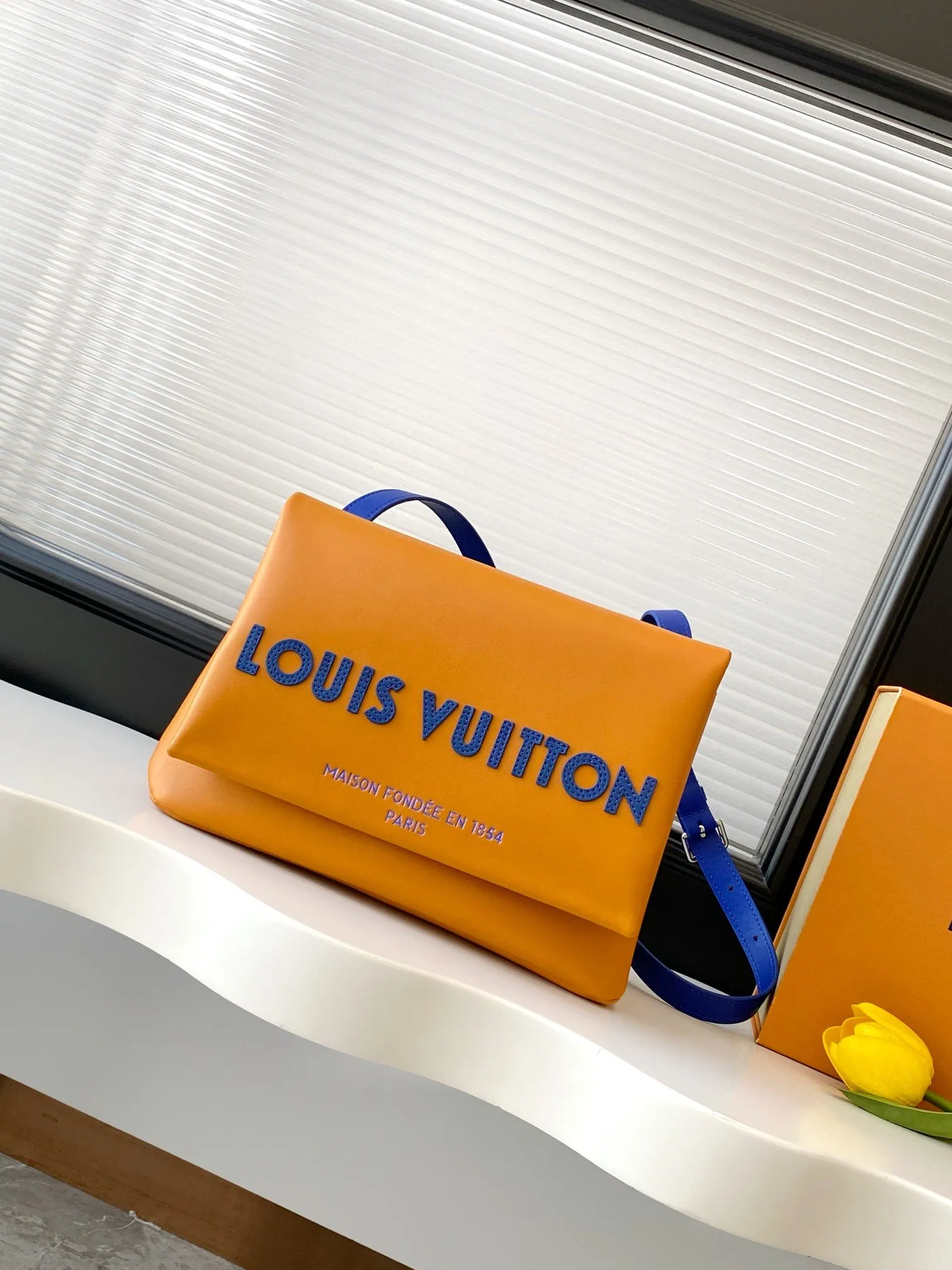 LV 黃色 托特包 大容量通勤款
