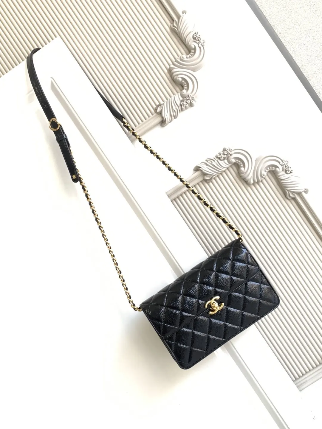CHANEL 牛皮 腋下包 復古腋下背款