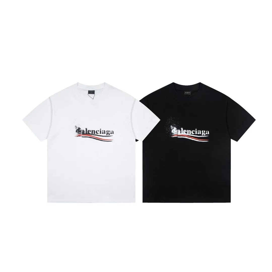 Balenciaga 黑色 短袖T恤 宽松休閒款
