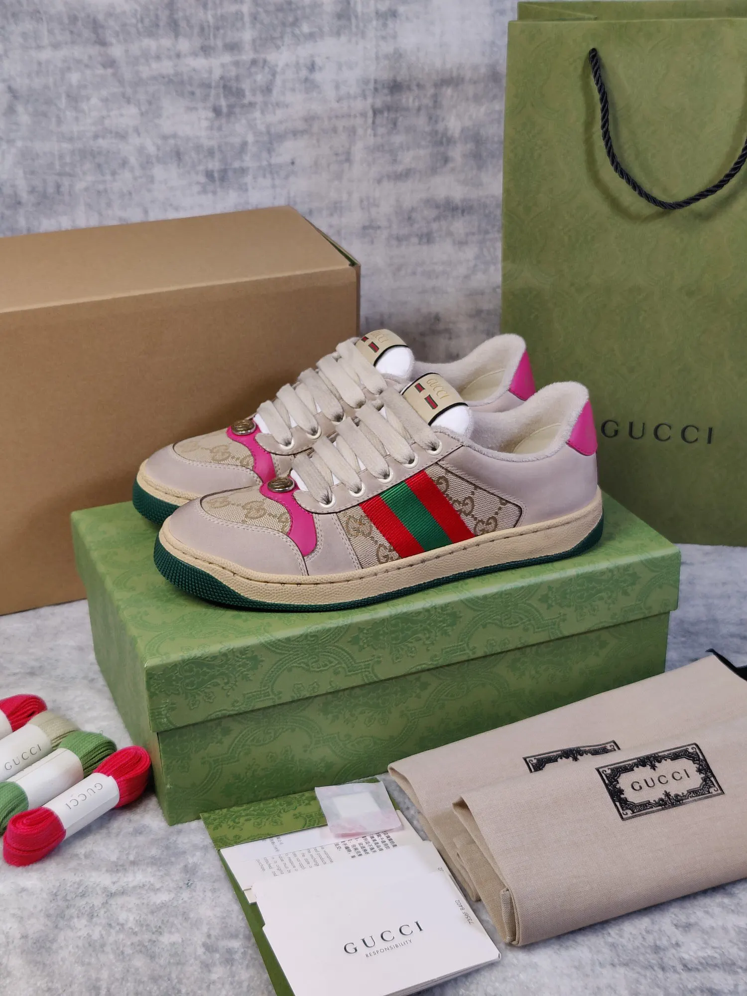 Gucci Logo休閒運動鞋 百搭款