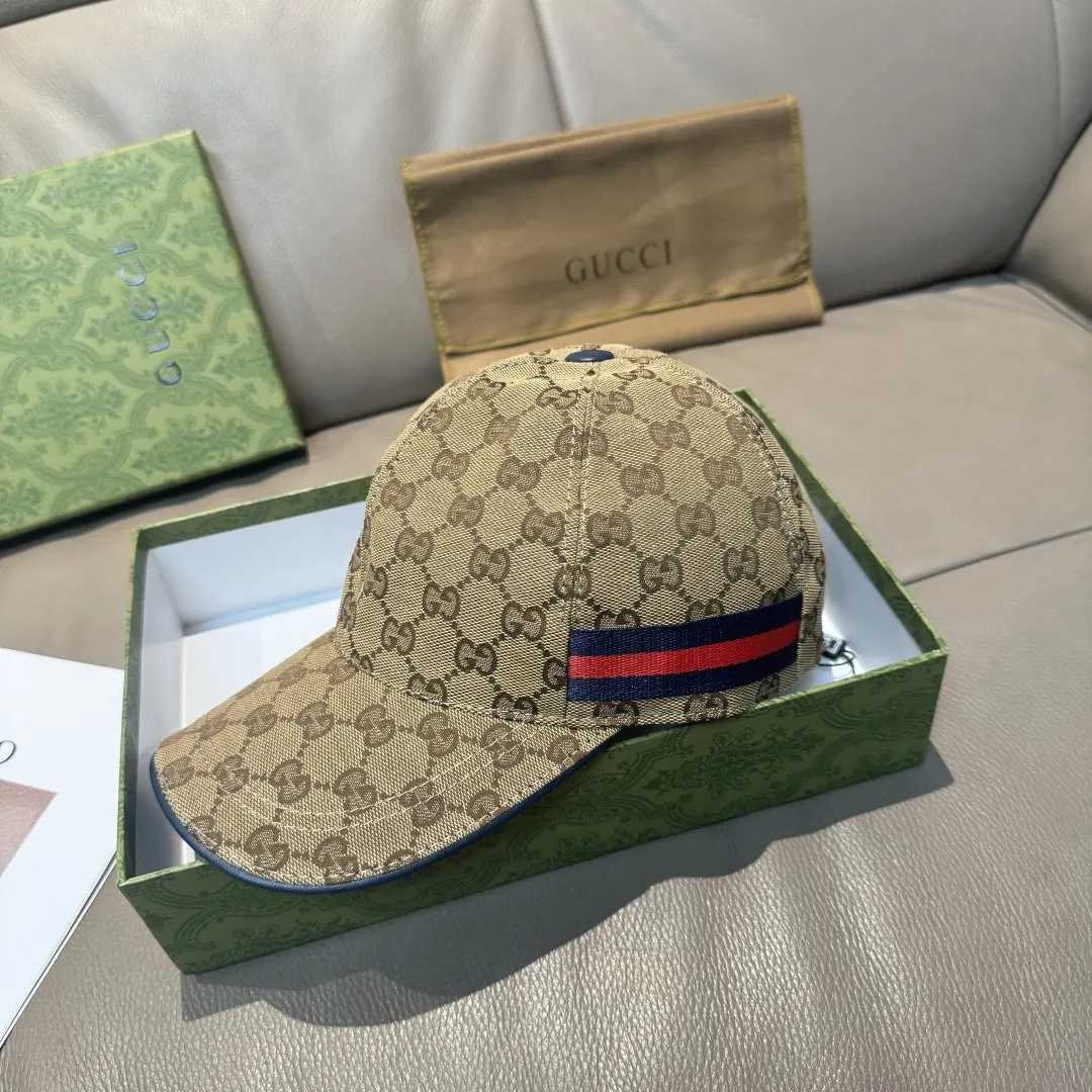 Gucci 牛皮 棒球帽 日常休闲款