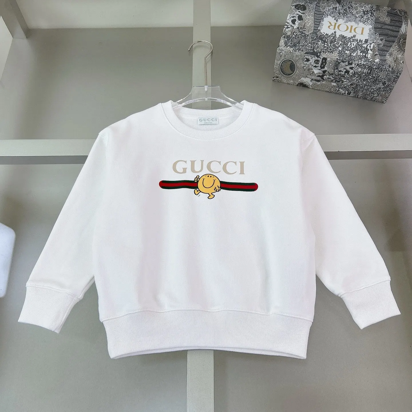 Gucci Logo印花圓領衛衣