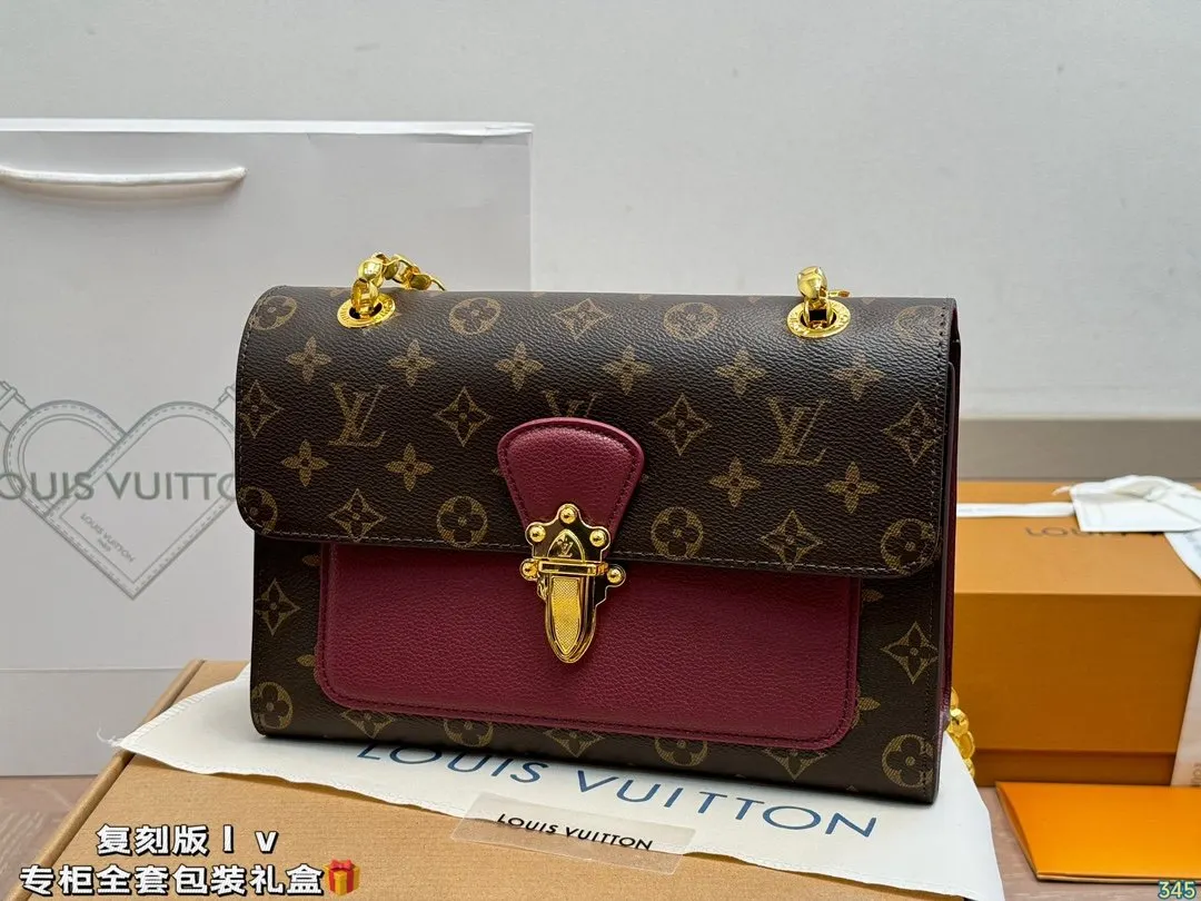 LV 經典秀款 victoi 鏈條包 精致鏈條款