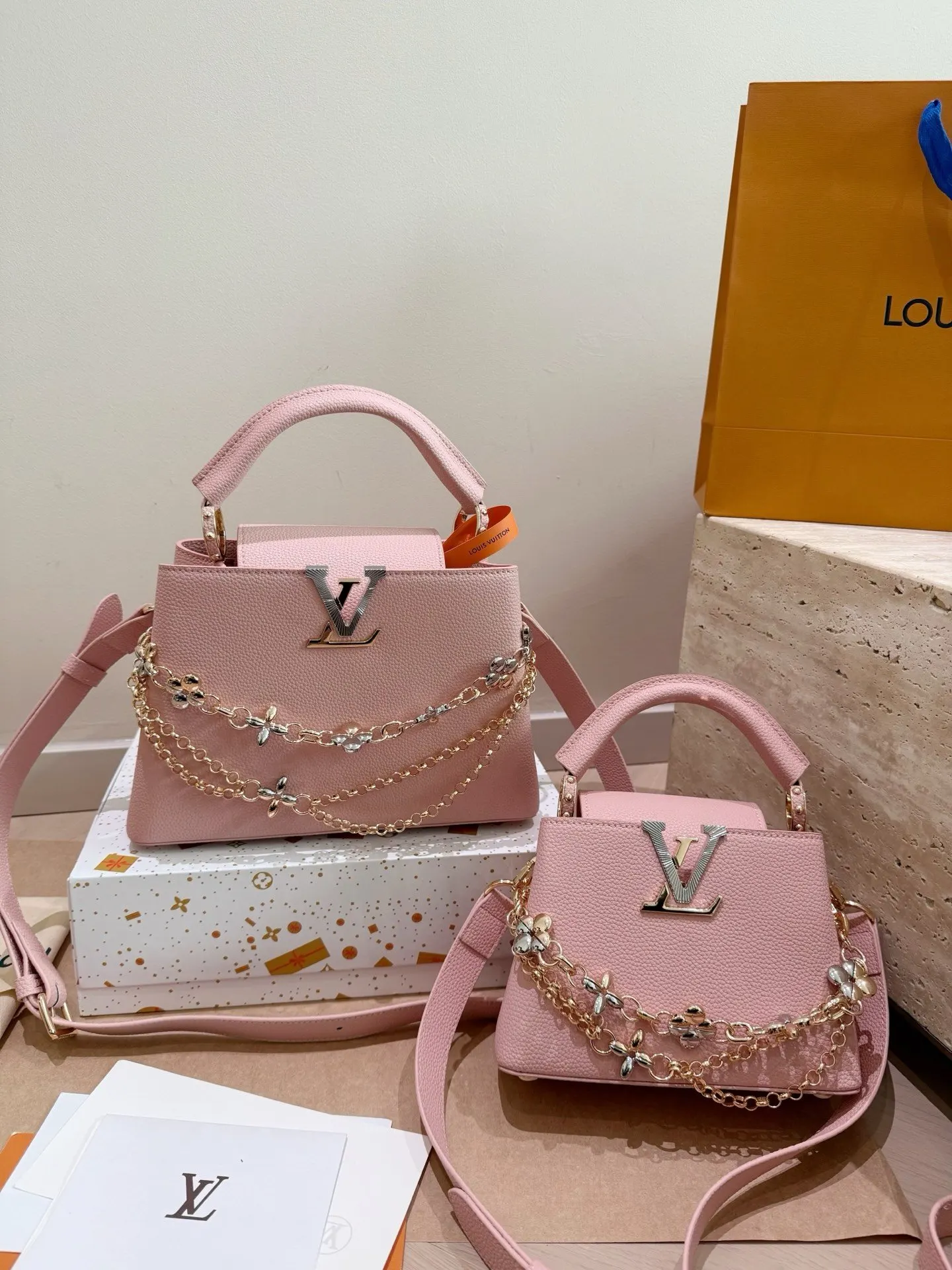 Gold Shoulder Bag