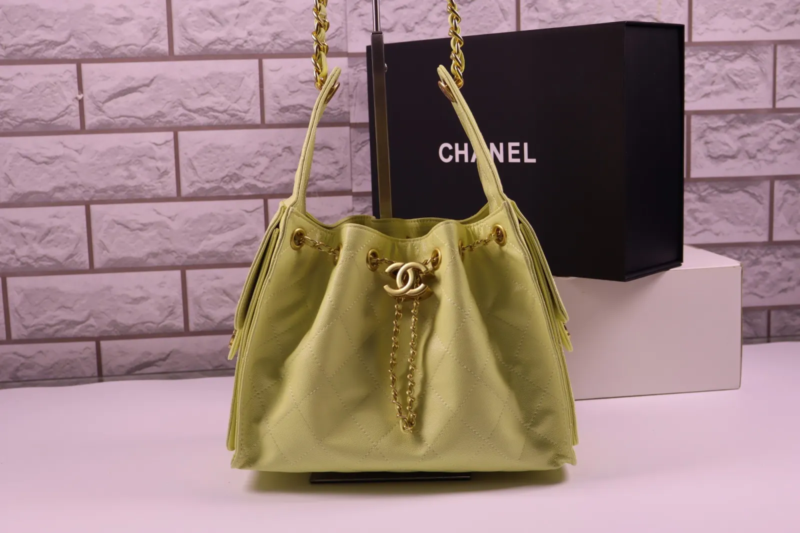 CHANEL 黄色 腋下包 实拍款02 精選款