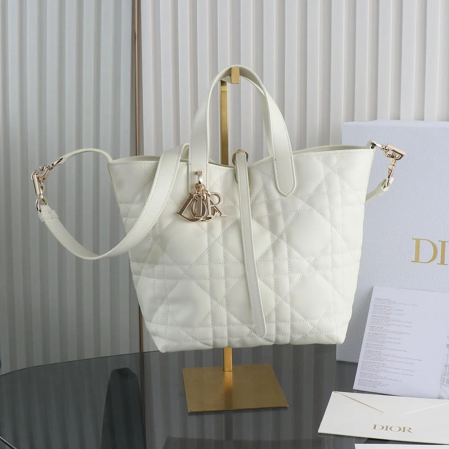 Dior Toujours 白色小牛皮手袋 手提斜挎款