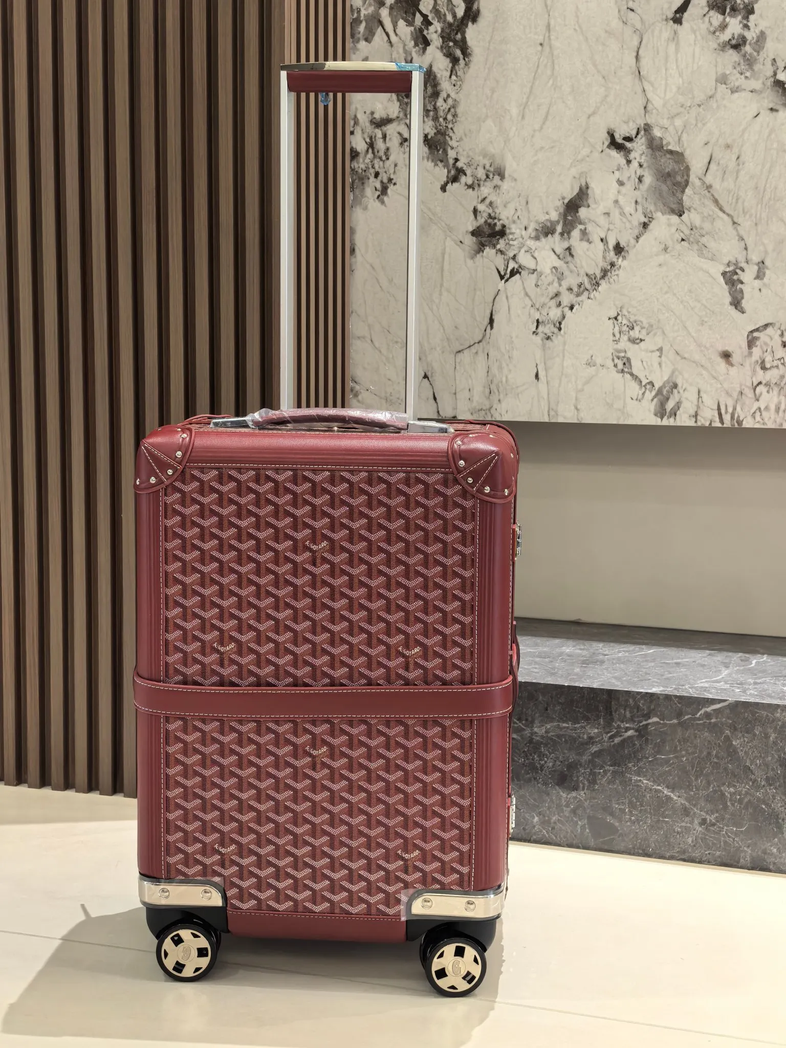 Goyard 戈雅 寸登机箱 全手工精心打造 行李箱 旅行拉杆款 轻便出行款