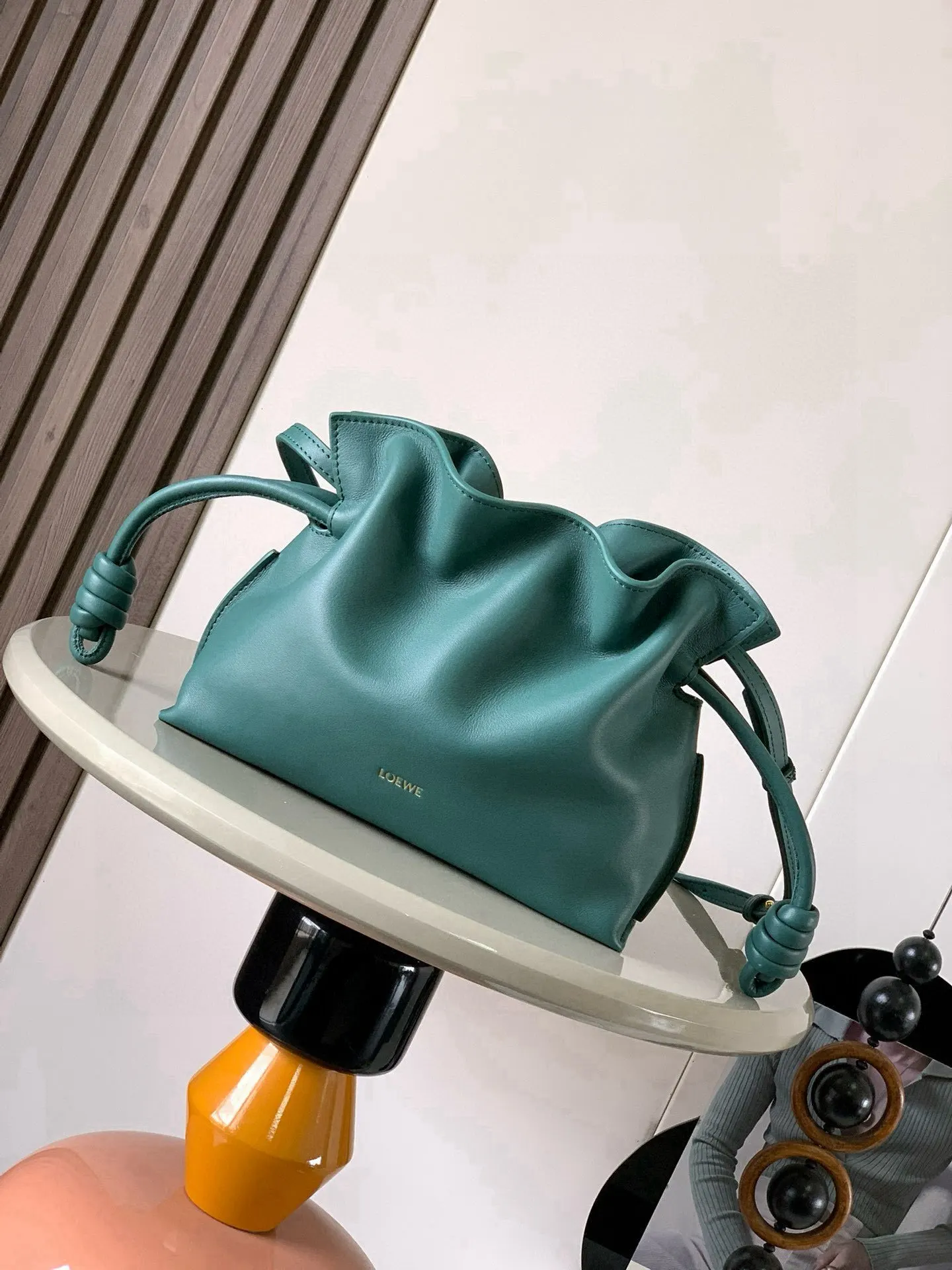 Loewe 小牛皮 福袋迷你 纳帕牛皮革Flamenco手拿包 托特包 大容量托特款
