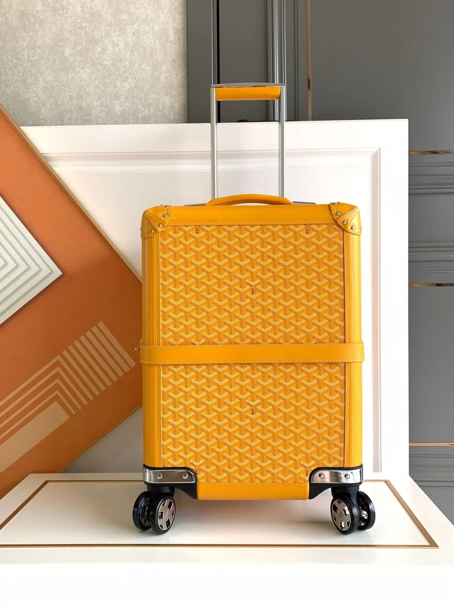 Goyard 黑色 白色 行李箱 旅行拉杆款 轻便出行款