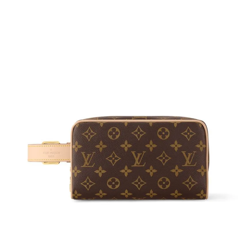 Monogram Organizer Pouch Travel Canvas