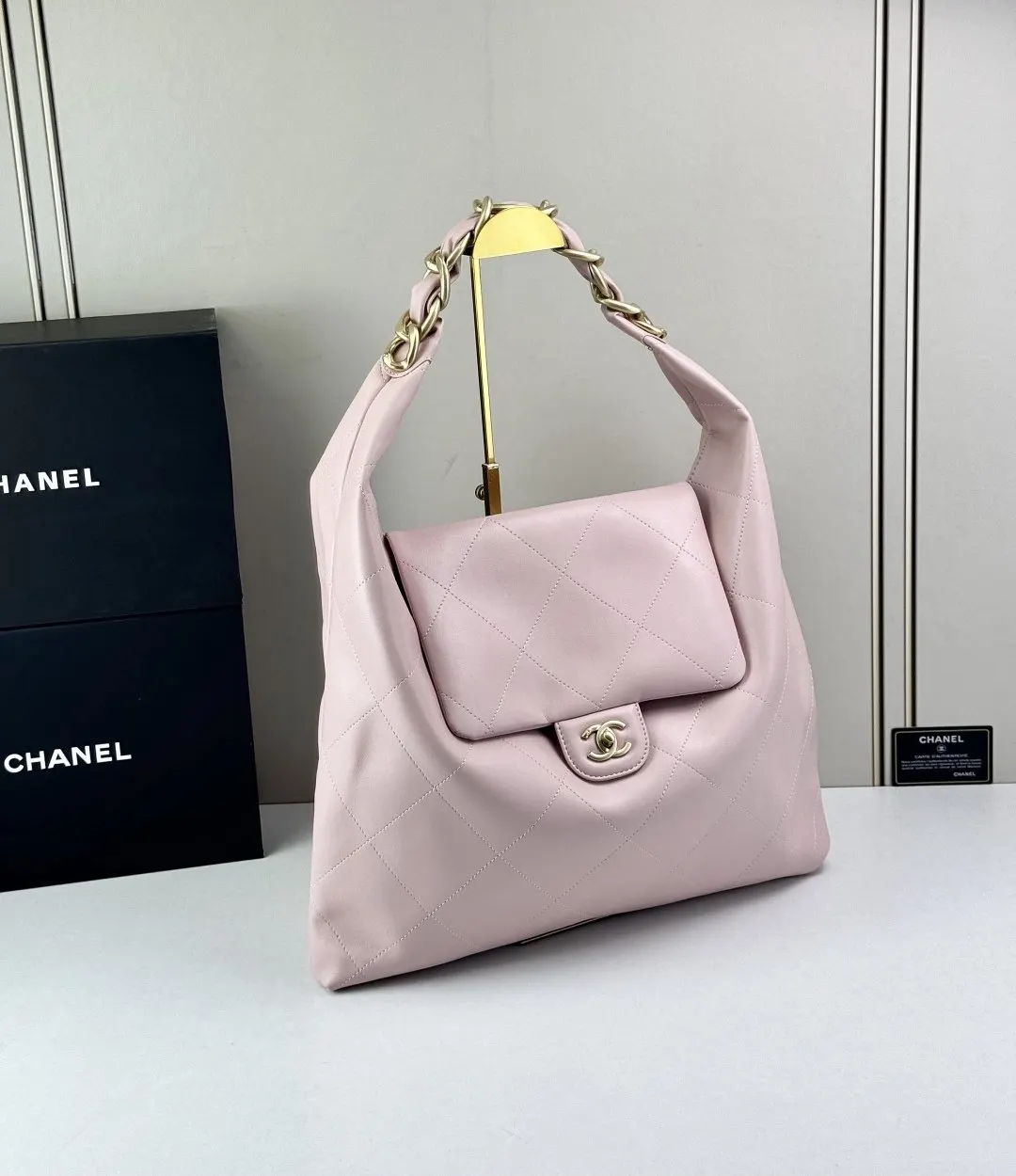 Gold Hobo Shoulder Bag Vintage