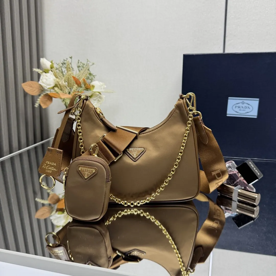 Hobo 金色 腋下包 復古腋下背款