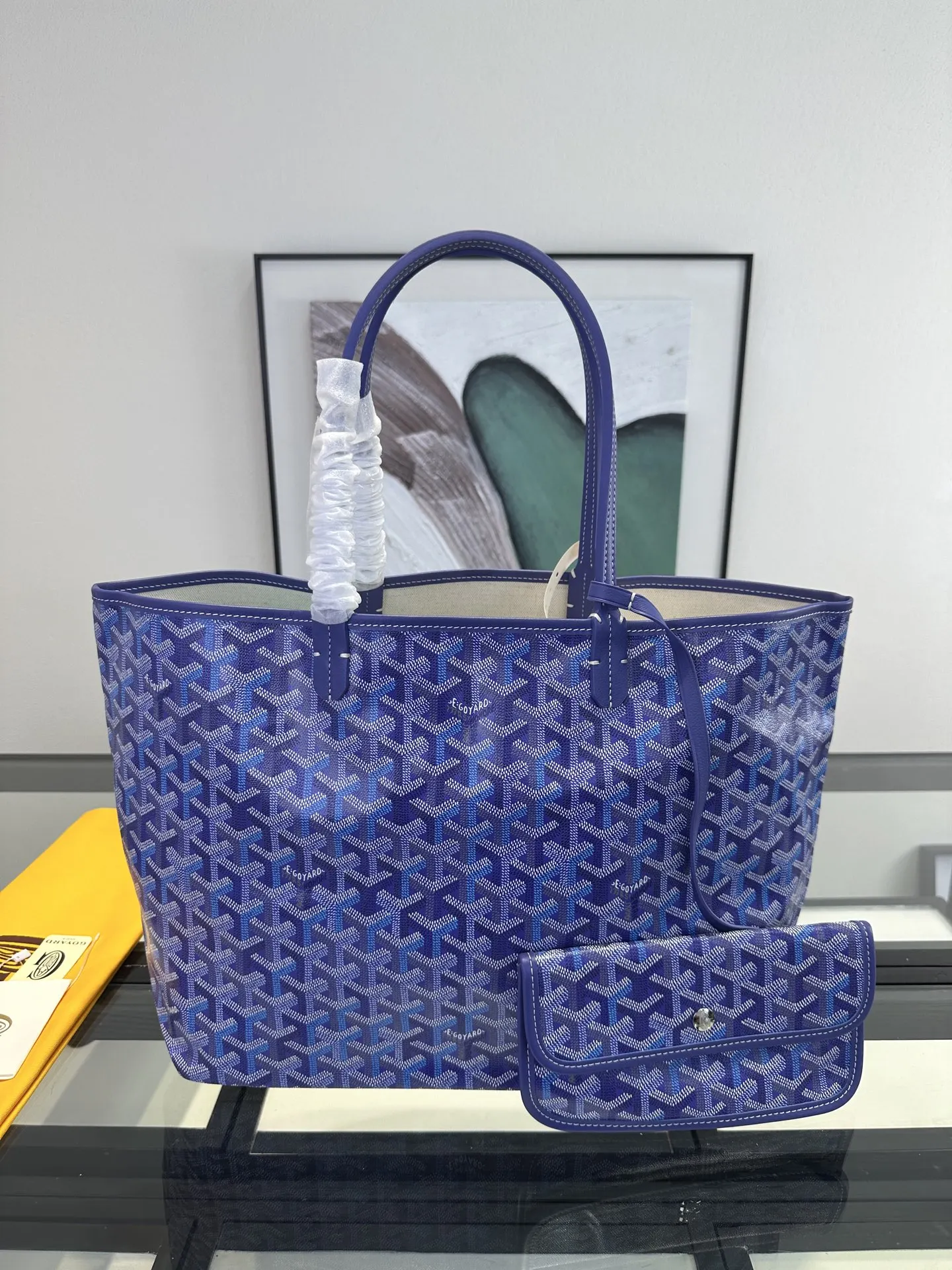 Goyard 戈雅 托特包购物袋 四季炫彩限定色 藍莓紫 大容量托特款