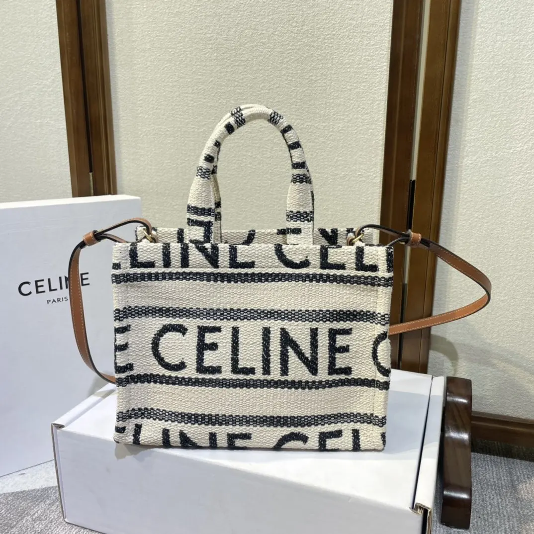Celine Triomphe 黑色 牛皮 托特包 大容量托特款