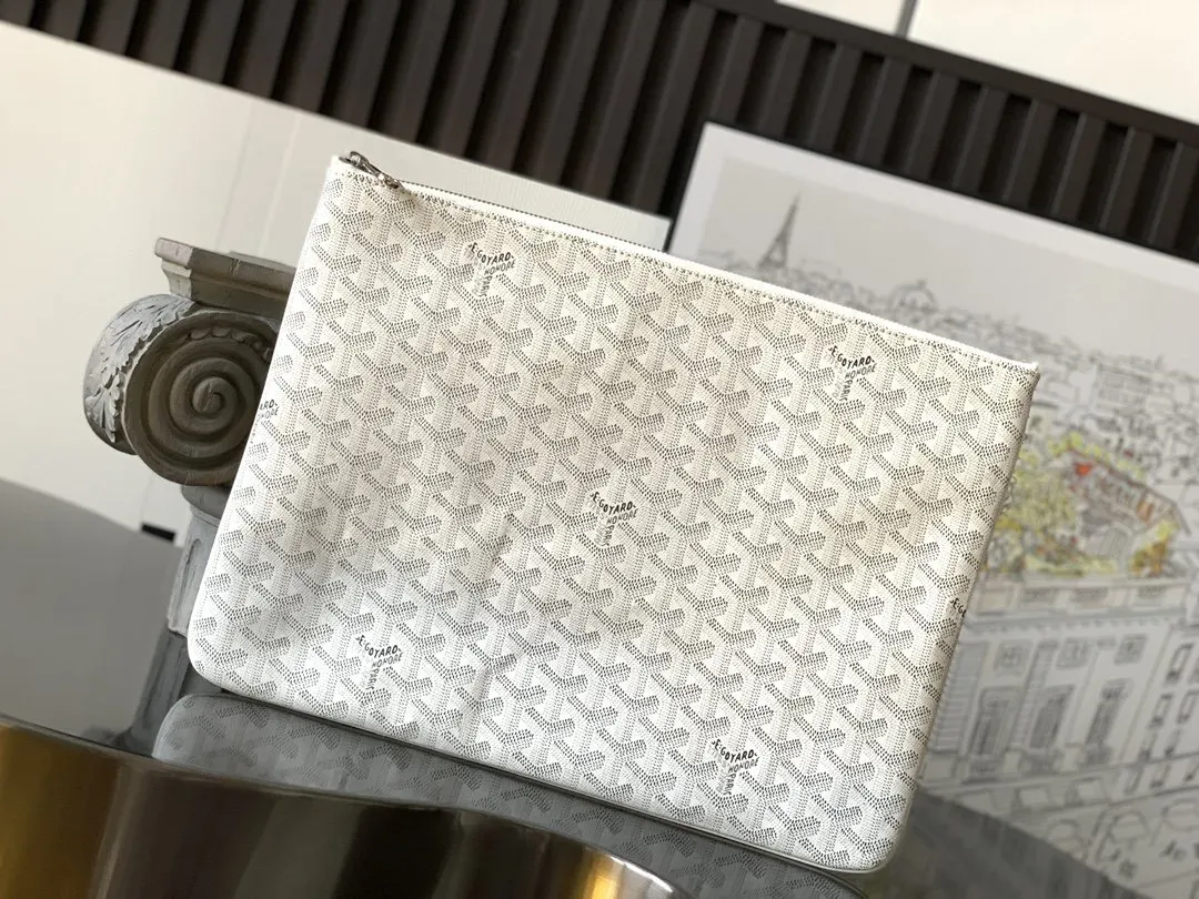 Goyard 白色 鼎鼎戈雅 手拿包 精致手拿款