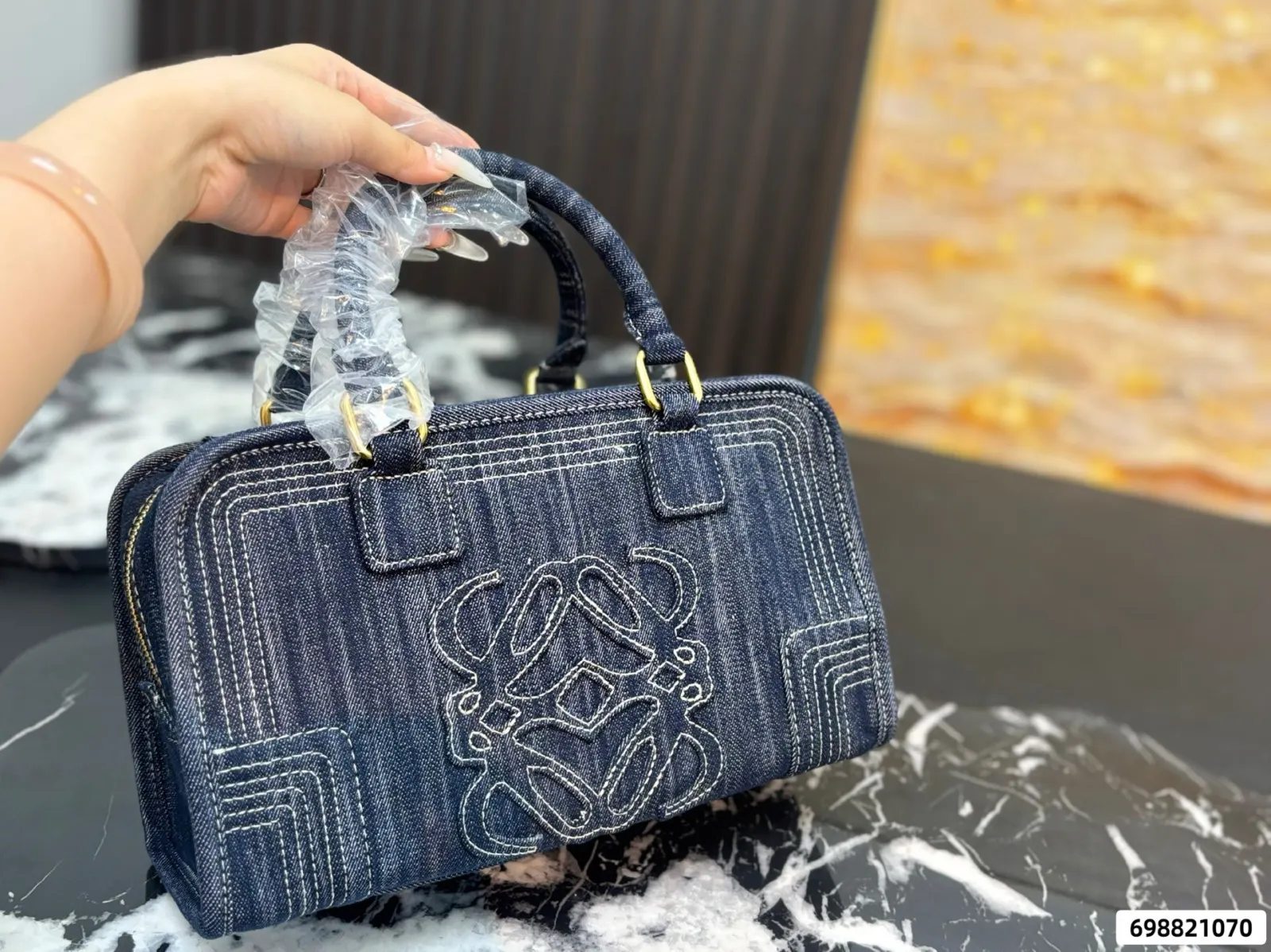 Loewe 拼色 帆布 这才是罗意威最值得入的中古包吧 斜挎包 轻便斜挎款
