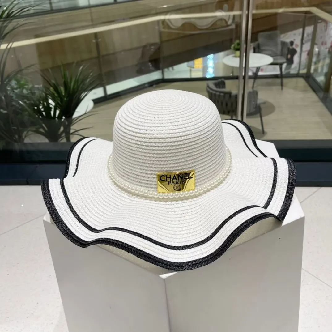 Chanel 遮阳 草帽 度假遮阳 帽子