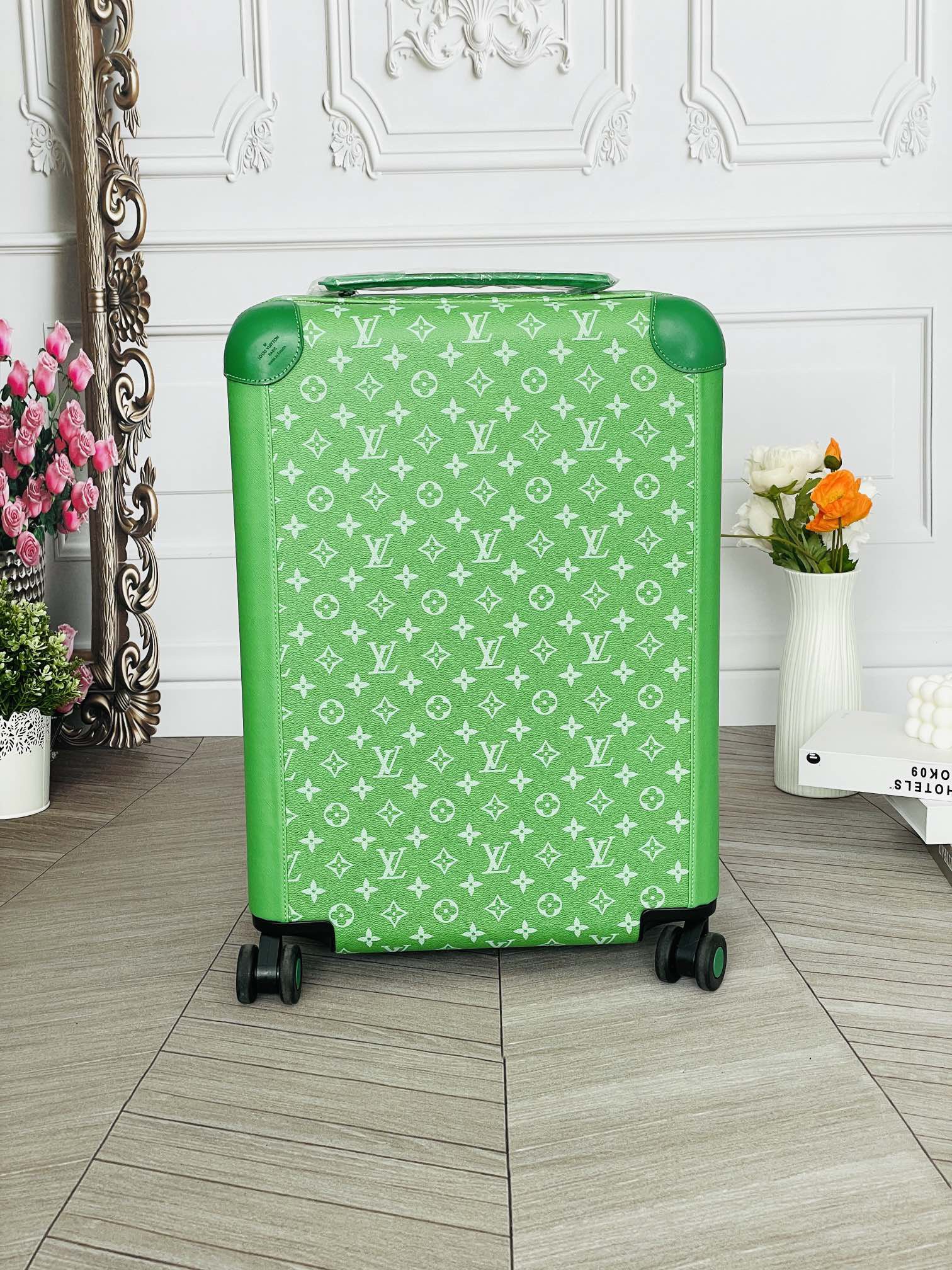 LV 老花 帆布 行李箱 旅行拉杆款 輕便出行款