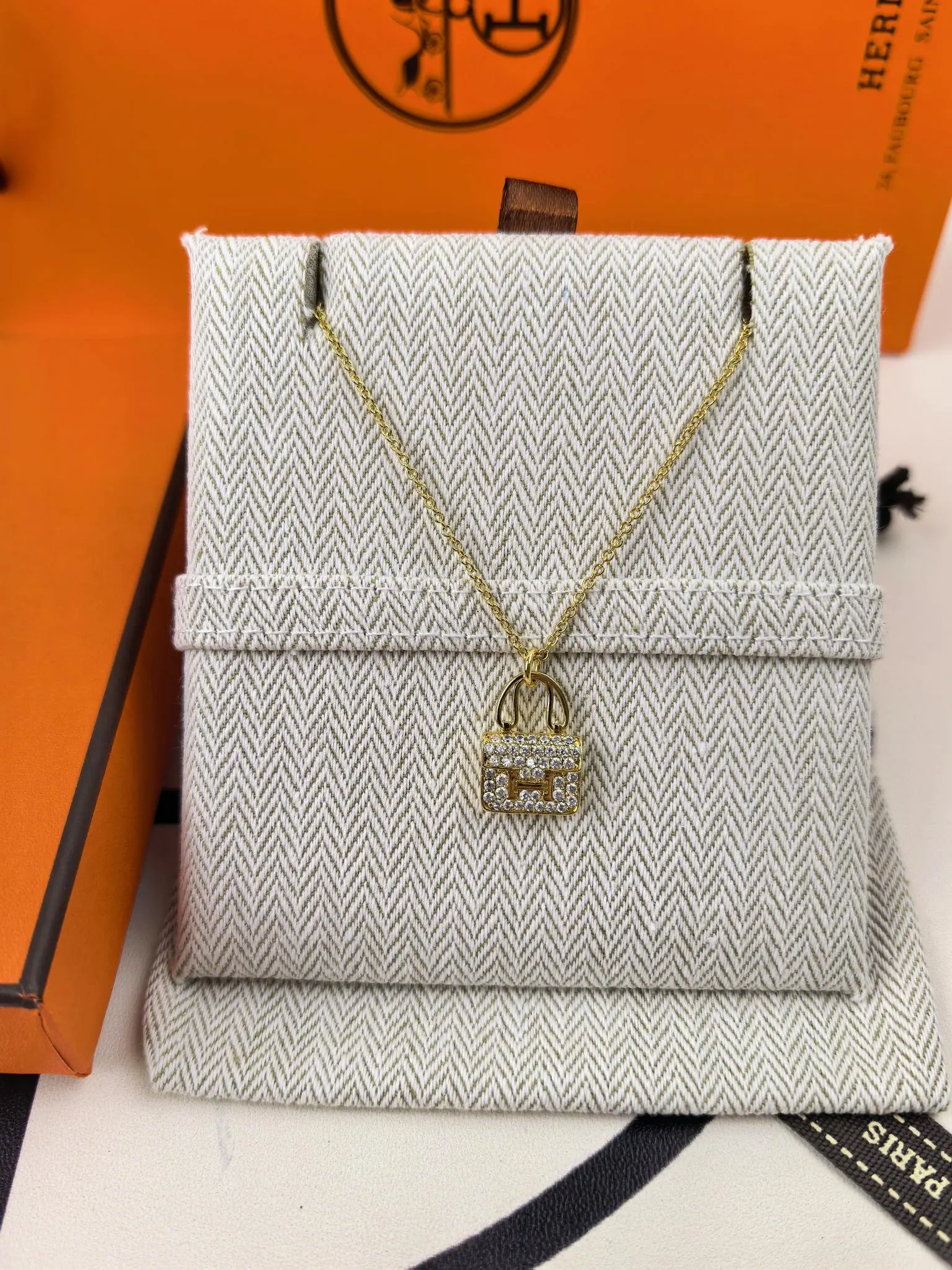 Hermes Constance 金色 斜背包 經典款