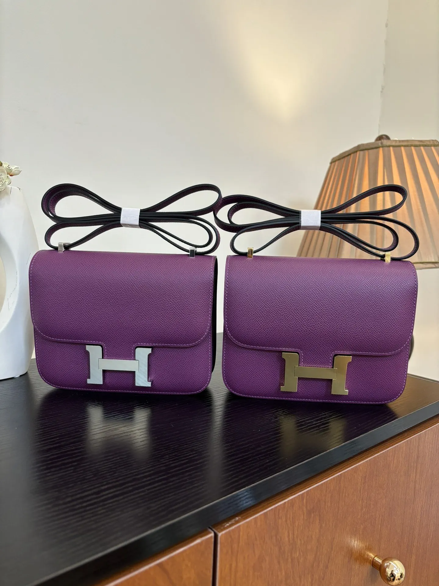 Hermes Constance 齐全 Epsom掌纹牛皮 斜背包 經典款