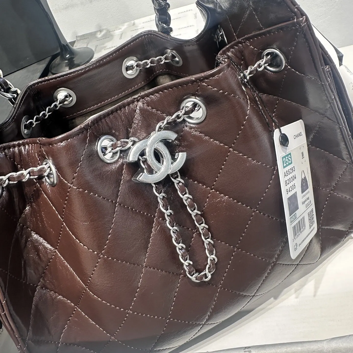 White Hobo Shoulder Bag Vintage Leather