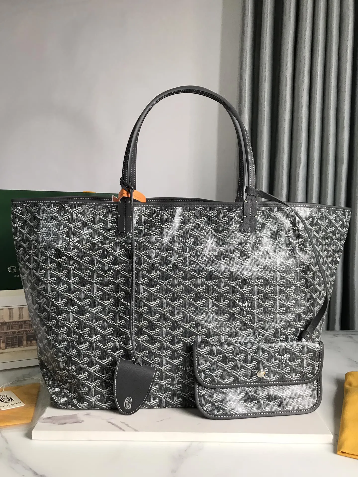 Gray Tote Bag