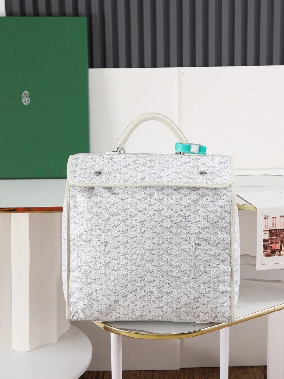 Goyard White Backpack