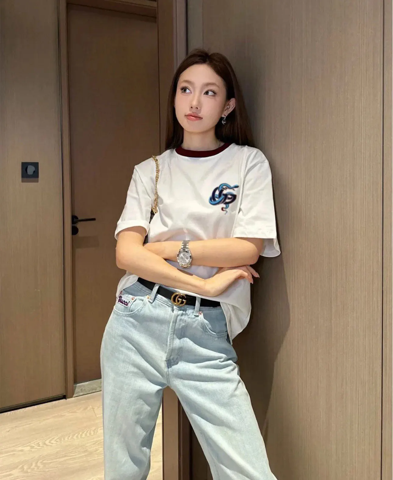 Gucci Logo印花短袖T恤