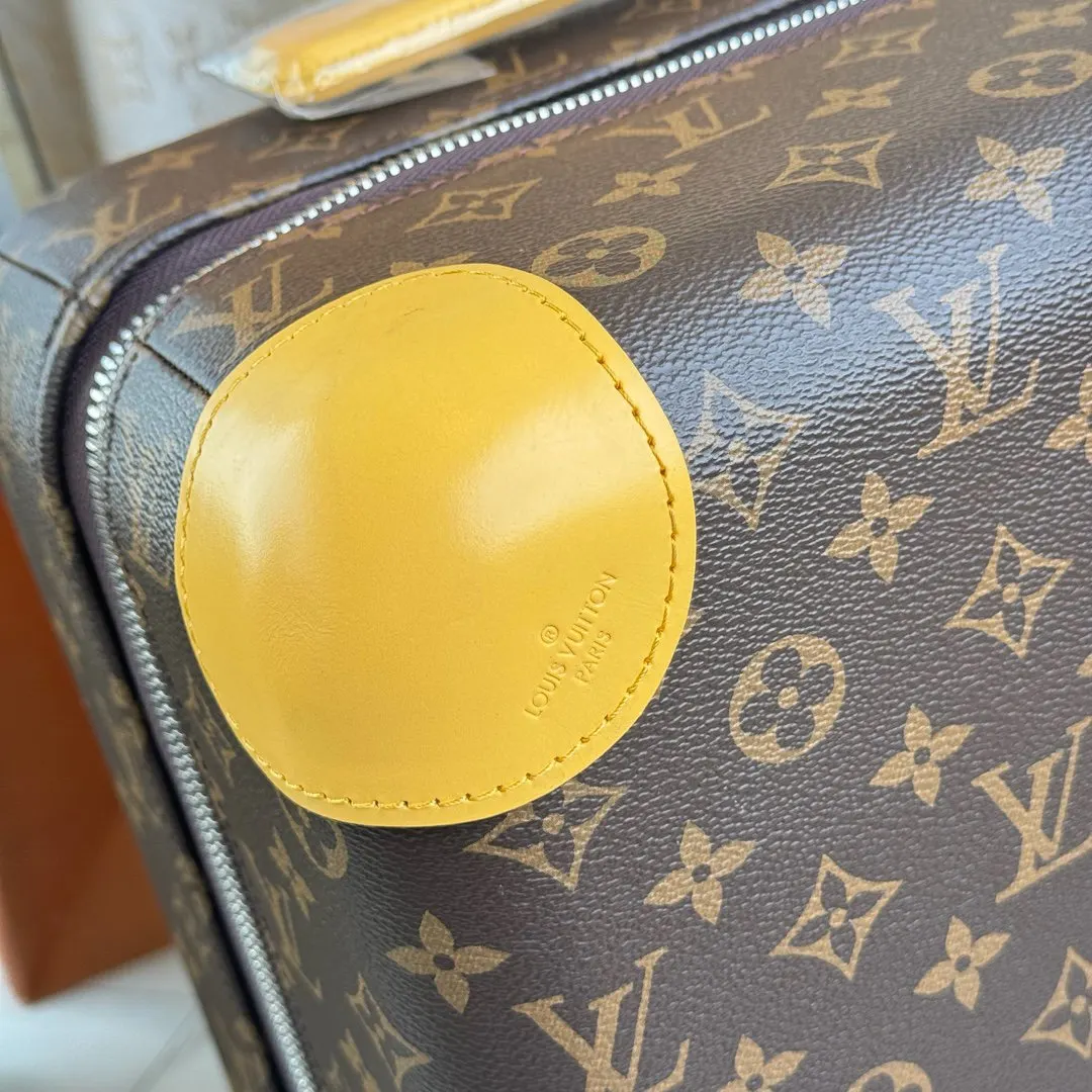 LV 棕色 老花 帆布 行李箱 旅行拉杆款 轻便出行款