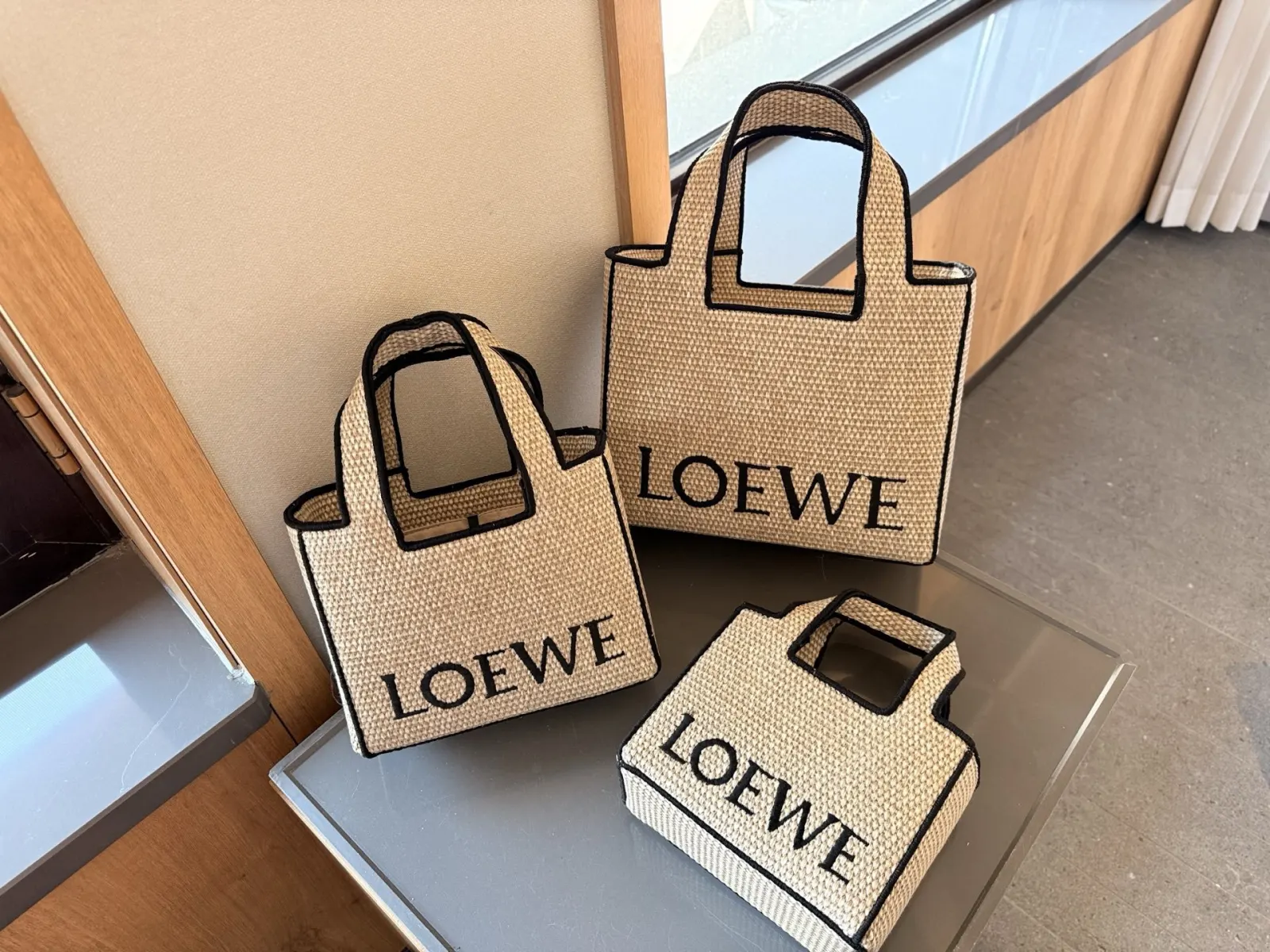 Loewe 长肩带 罗意威 Anagram Baske 手提包 通勤手提款