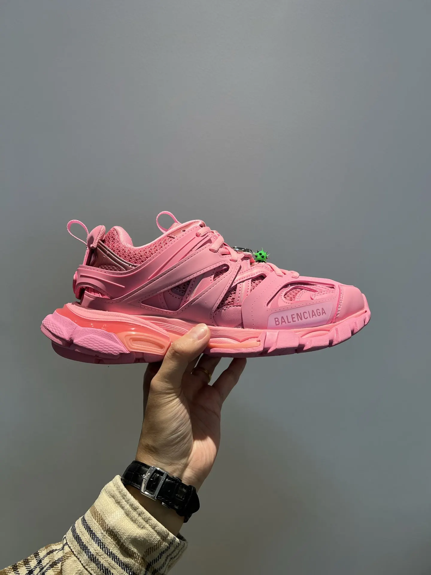 Balenciaga 粉色 運動鞋 厚底休閒款