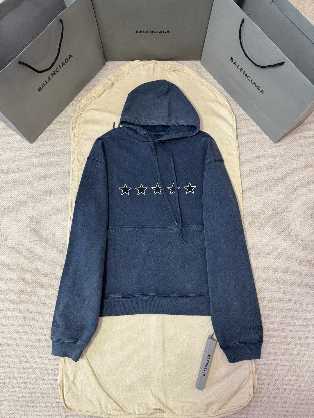 Balenciaga 白色 純棉 棒球帽 精致搭配款