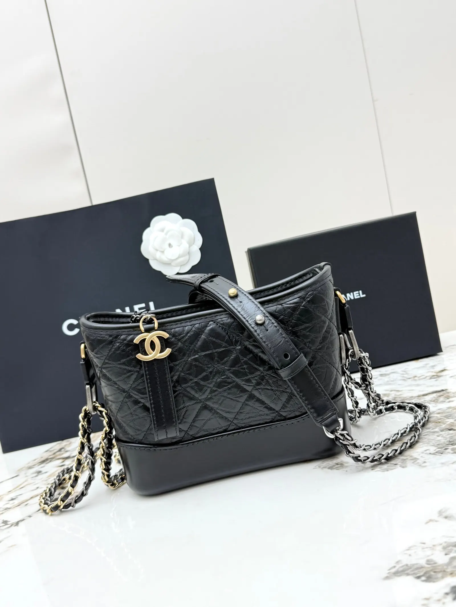 CHANEL 牛皮 链条包 精致链条款