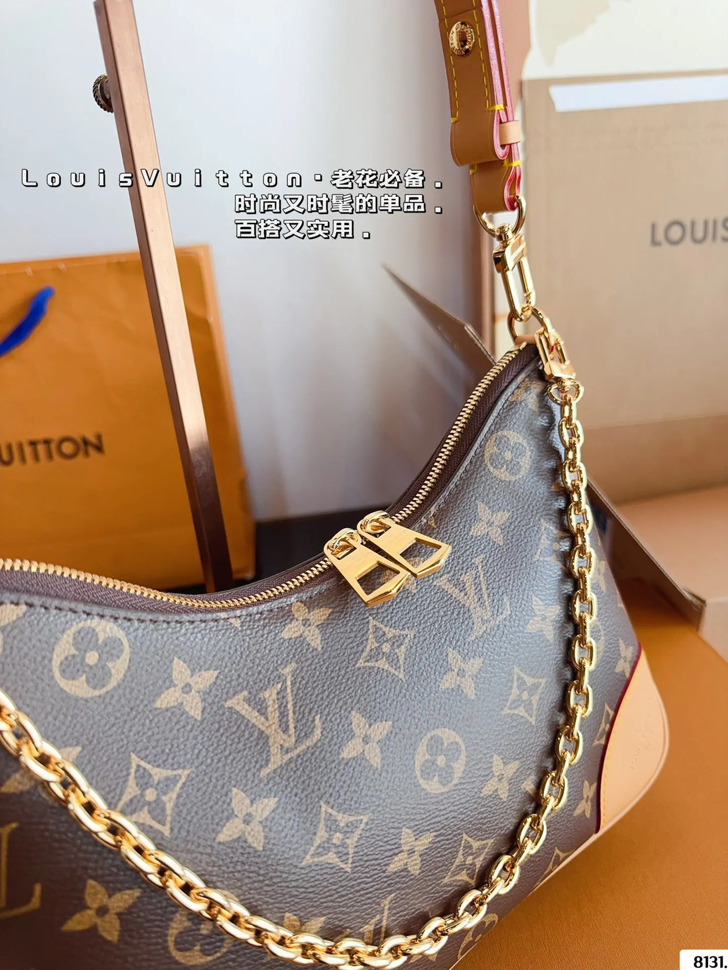 LV 黑色 老花 预测今后必定是热门款 腋下包 复古腋下背款