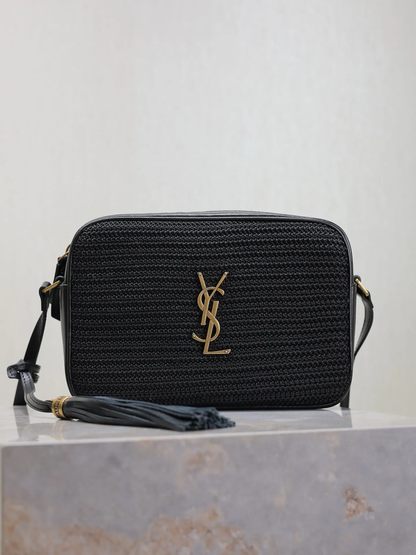 Black Crossbody Bag Lightweight Leather