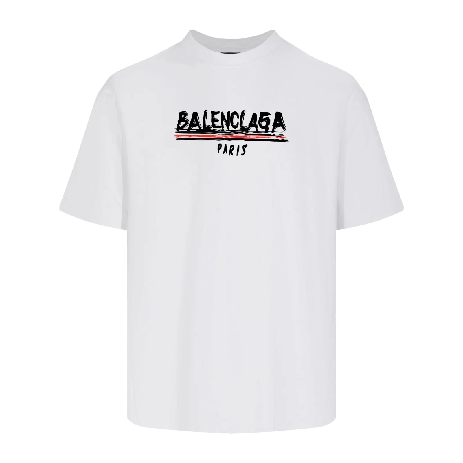 Balenciaga 黑色 短袖T恤 宽松休閒款