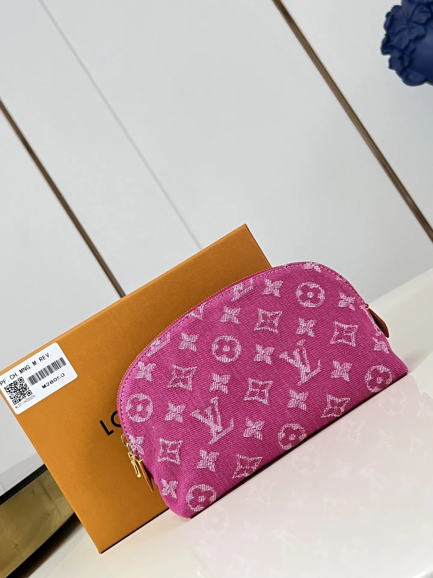 LV 丹宁 Mo化妝包 便携收納款